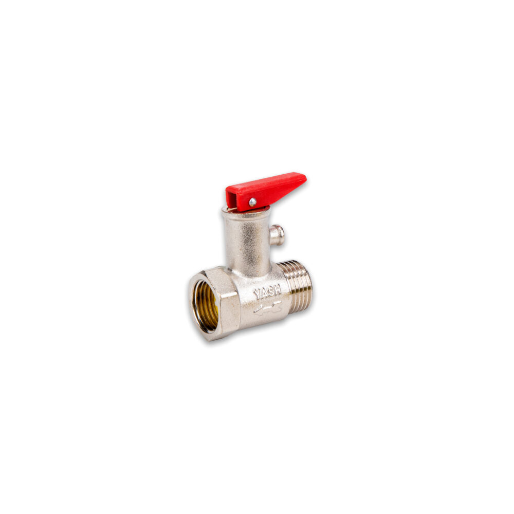 Yash Brass Safety Valve Chrome Plated