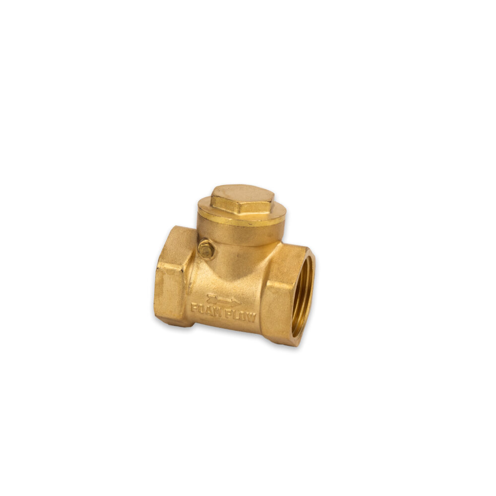 Foam Flow Brass Forged Horizental Check Valve - Image 2